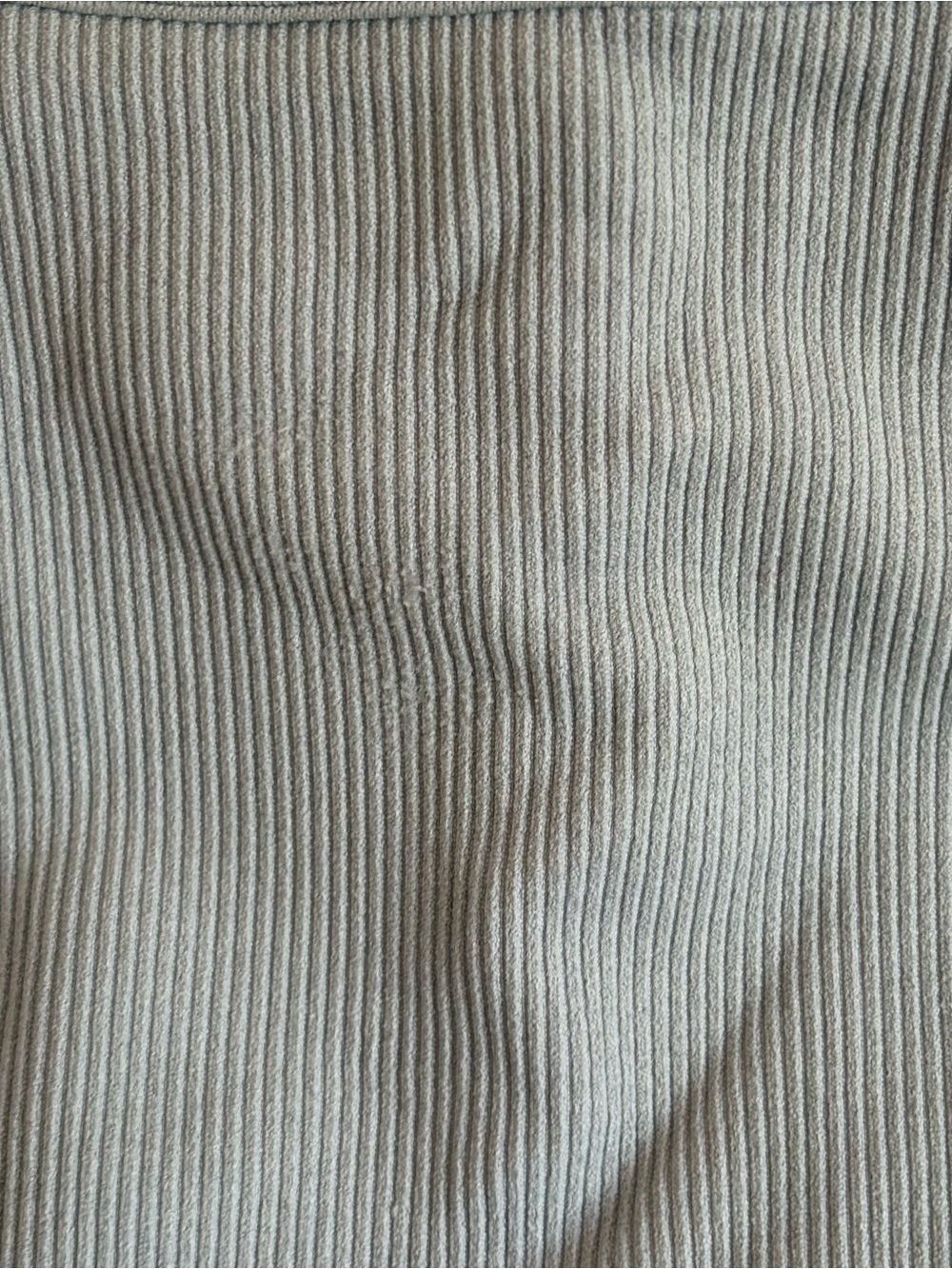 Light Blue Ribbed Sports Bra - Picture 7 of 7